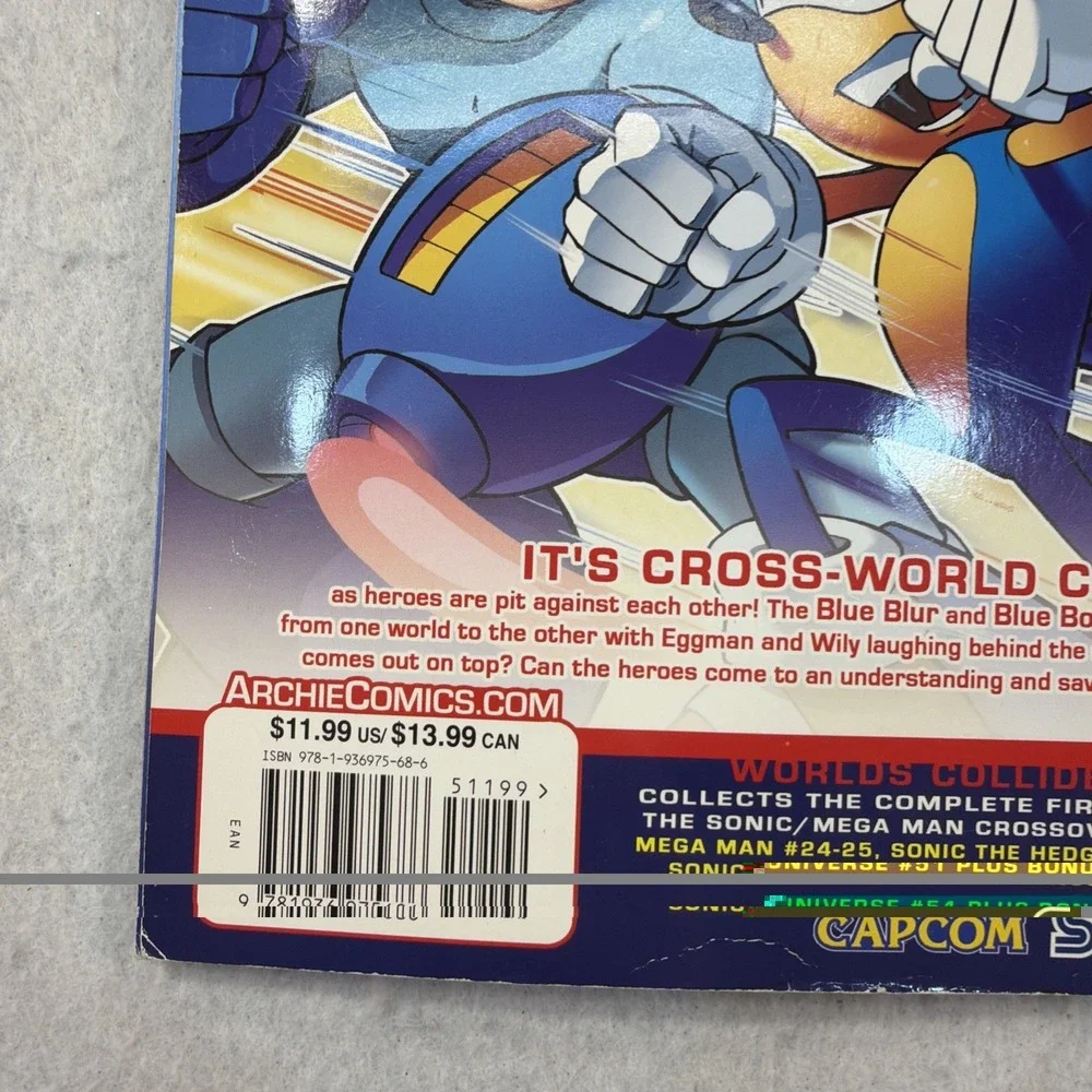 Sonic The Hedgehog / Mega Man: Worlds Collide TPB Volume 1 AND 2   Archie Comics